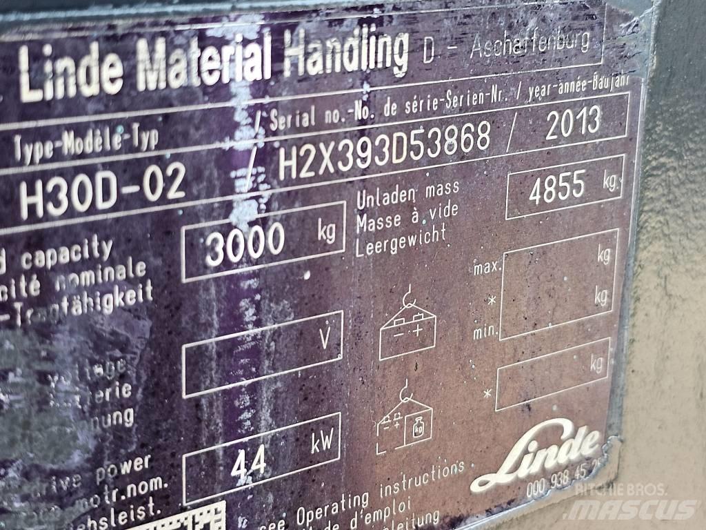 Linde H30D-02 Dieselové vozíky