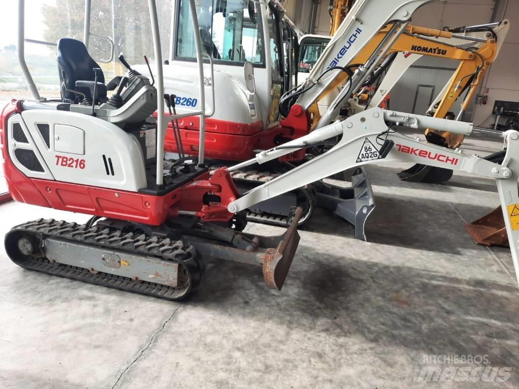 Takeuchi TB216 Mini rýpadla < 7t