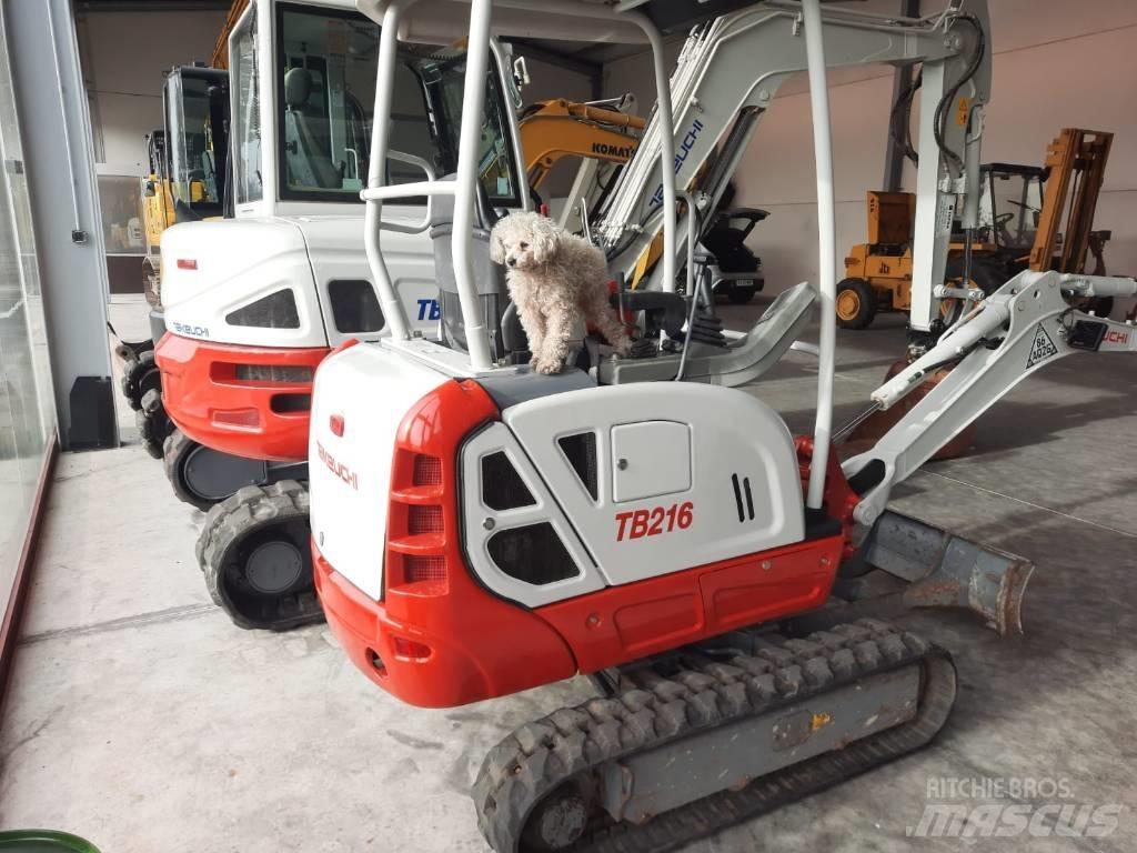 Takeuchi TB216 Mini rýpadla < 7t