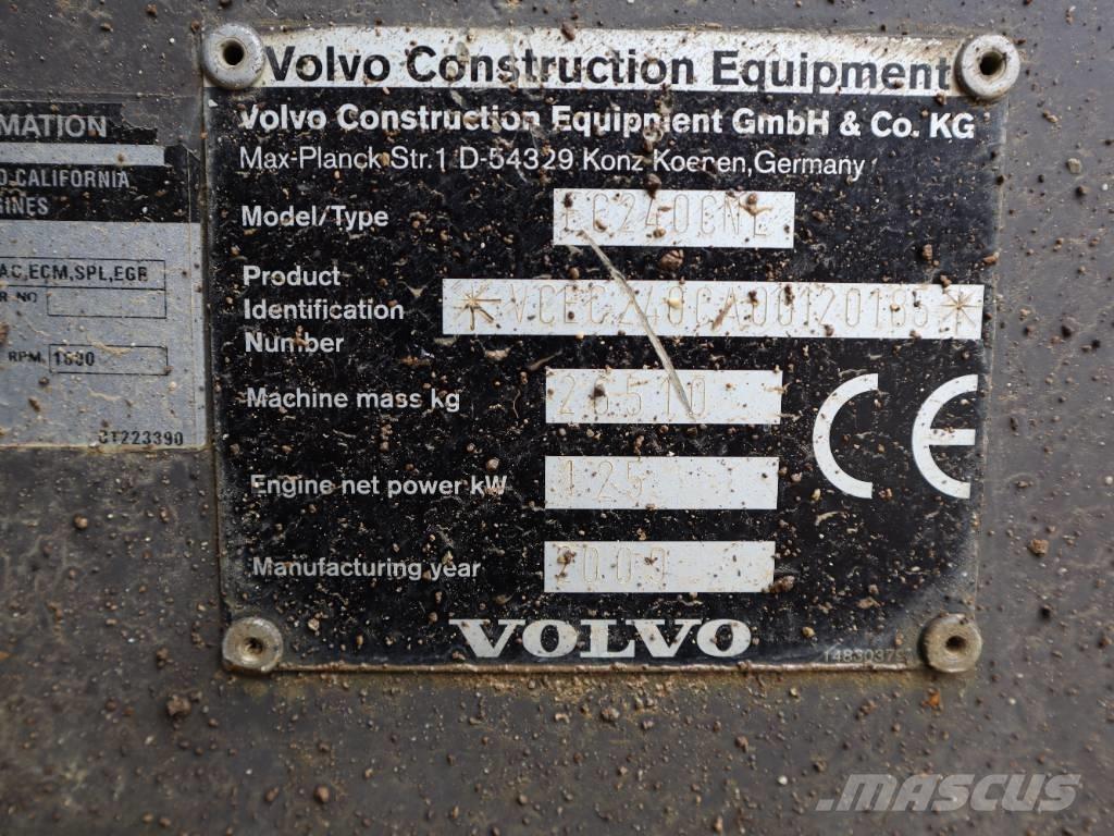 Volvo EC 240 C N L Pásová rýpadla