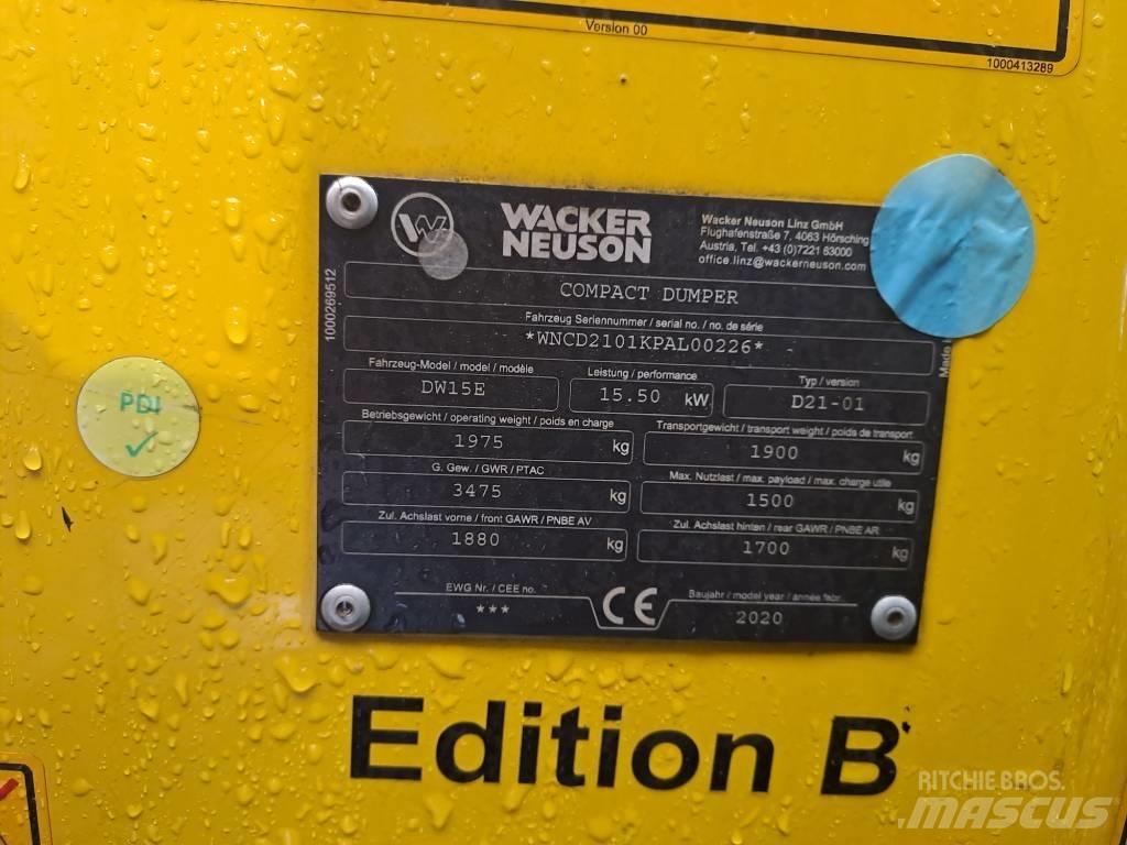 Wacker Neuson DW15e Vyklápěcí dempry