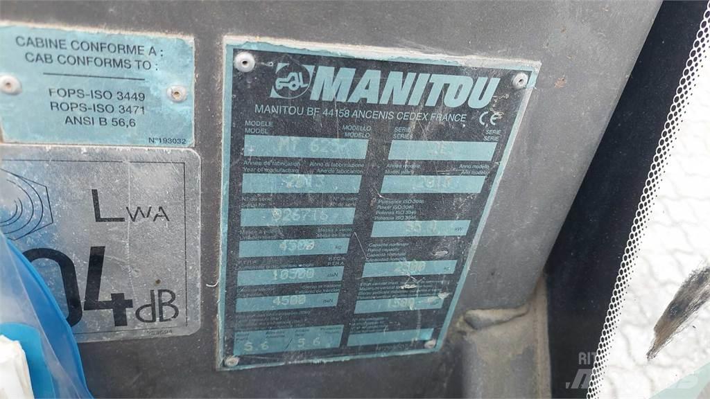 Manitou MT625T Teleskopické manipulátory