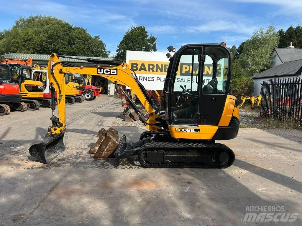 JCB 8026 CTS Mini rýpadla < 7t