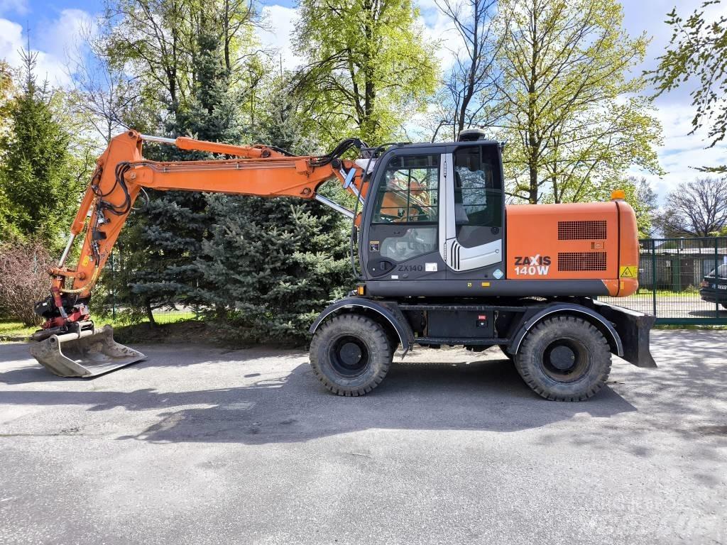Hitachi ZX 140 W-3 Kolová rýpadla