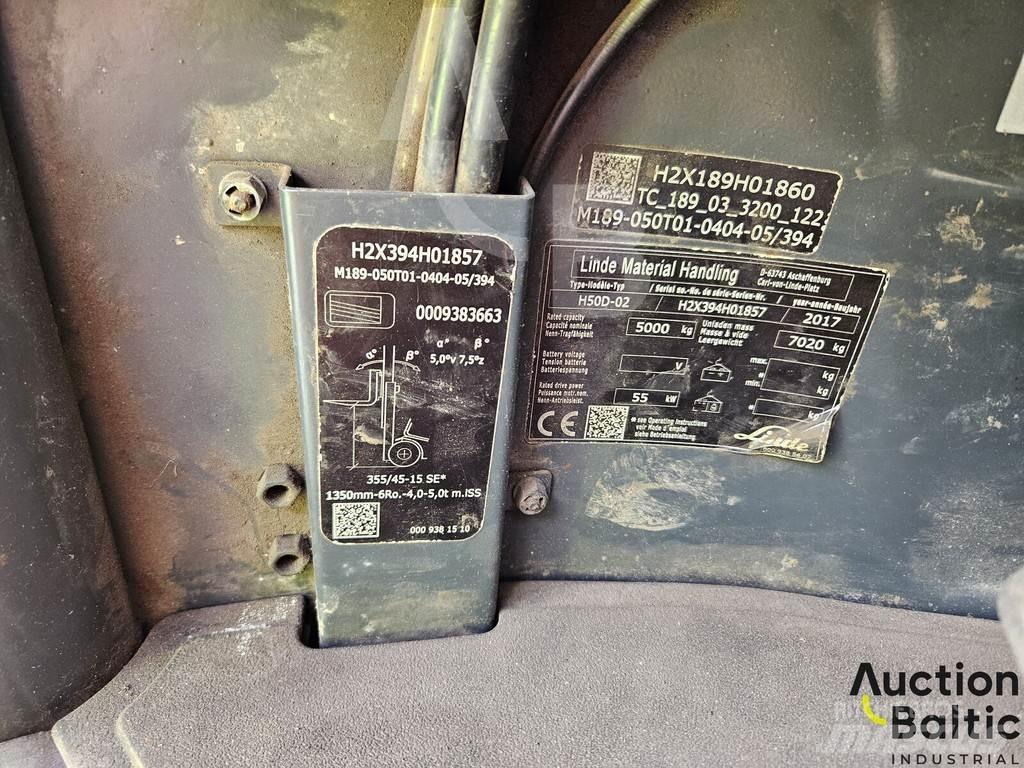 Linde H50D-02 Dieselové vozíky