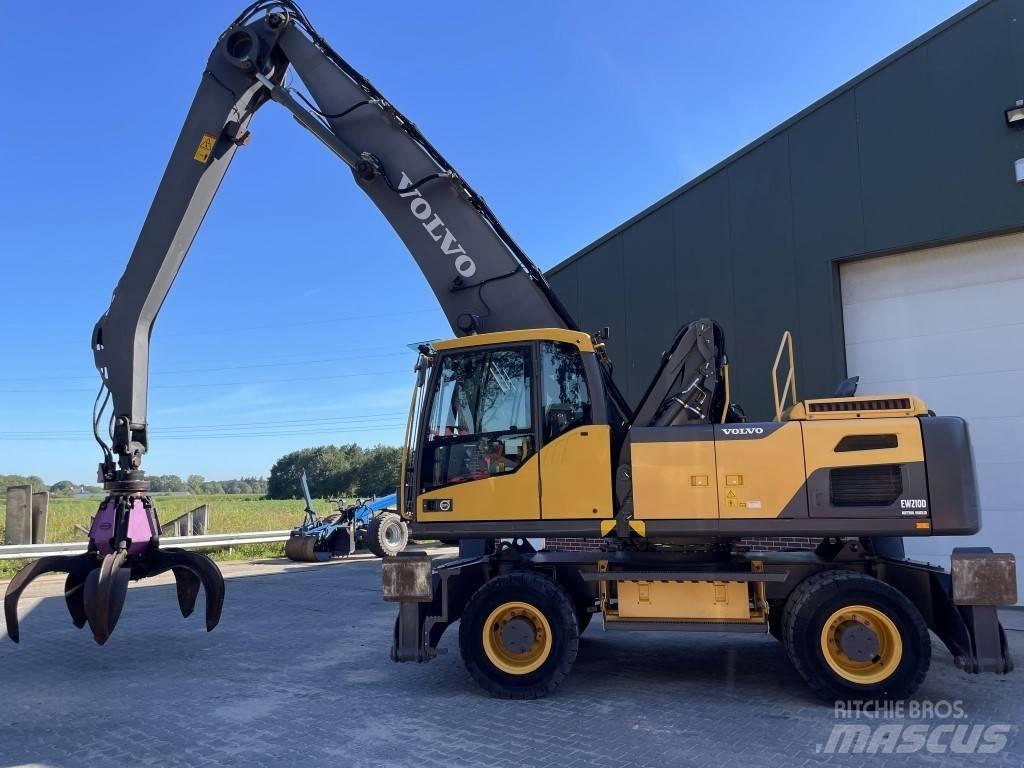 Volvo EW 210 MH Stroje pro manipulaci s odpadem
