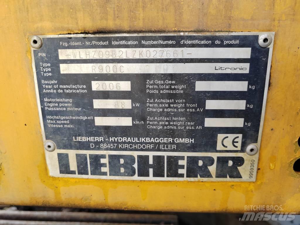 Liebherr R 900 C Pásová rýpadla
