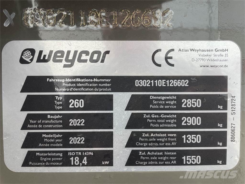 Weycor AW260 Válce