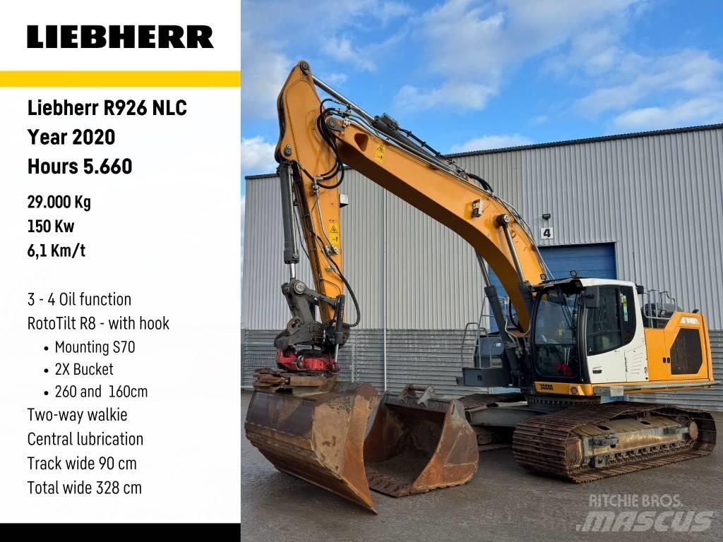 Liebherr R 926 Pásová rýpadla