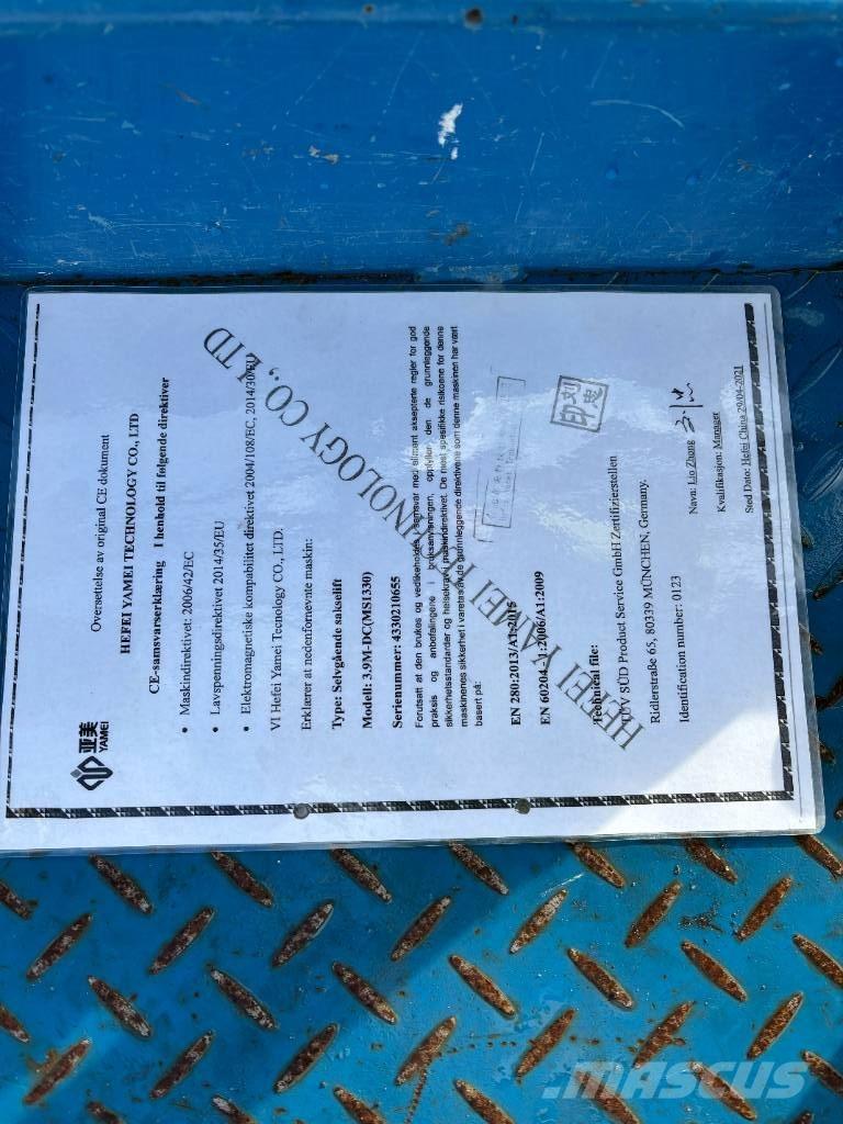 Yamei MS1330 Nůžková zvedací plošina