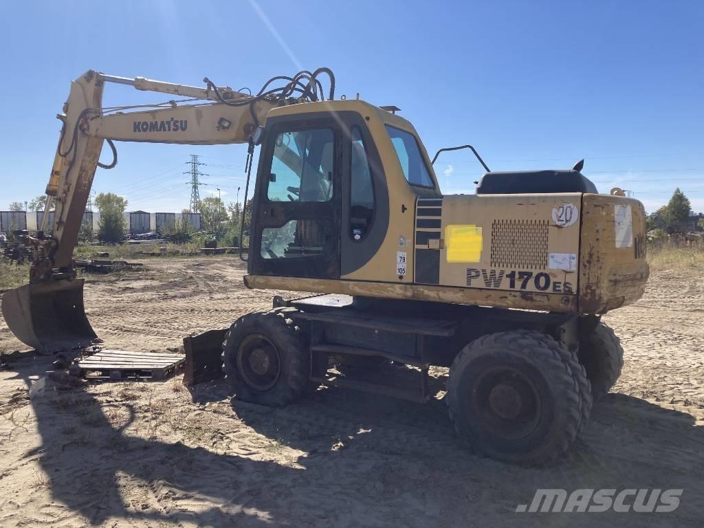 Komatsu PW 170-6 Kolová rýpadla