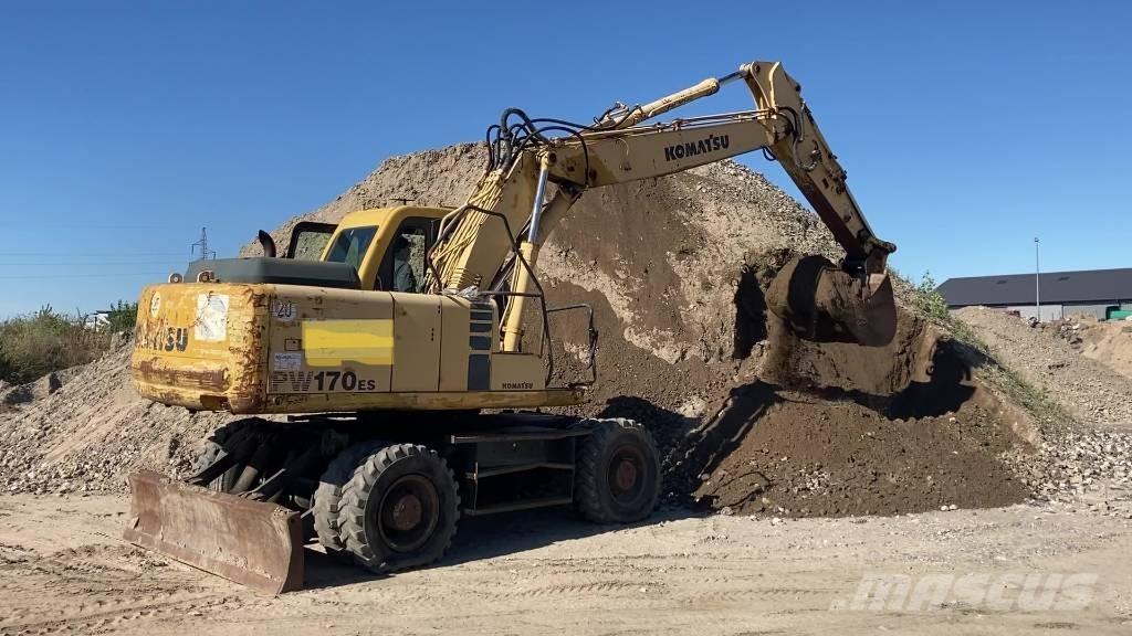 Komatsu PW 170-6 Kolová rýpadla