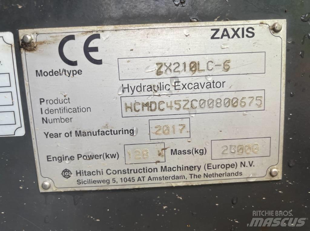 Hitachi ZX 210 LC-6 Pásová rýpadla