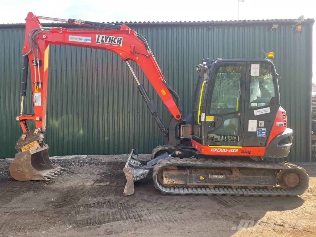 Kubota KX 080-4a2 Midi rýpadla 7t - 12t