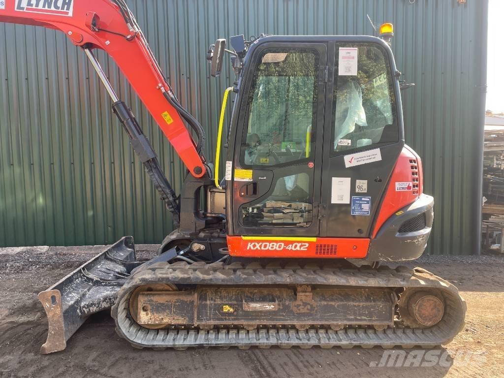 Kubota KX 080-4a2 Midi rýpadla 7t - 12t