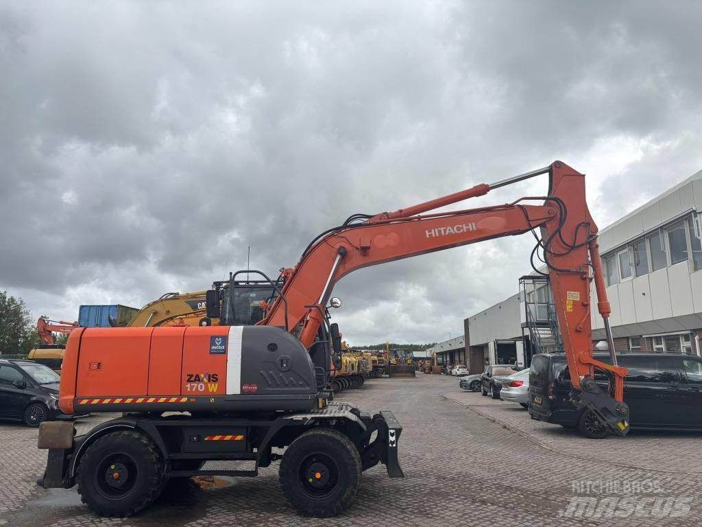 Hitachi ZX 170 W-3 Kolová rýpadla