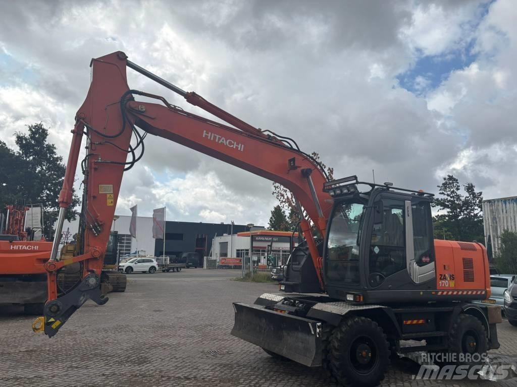 Hitachi ZX 170 W-3 Kolová rýpadla