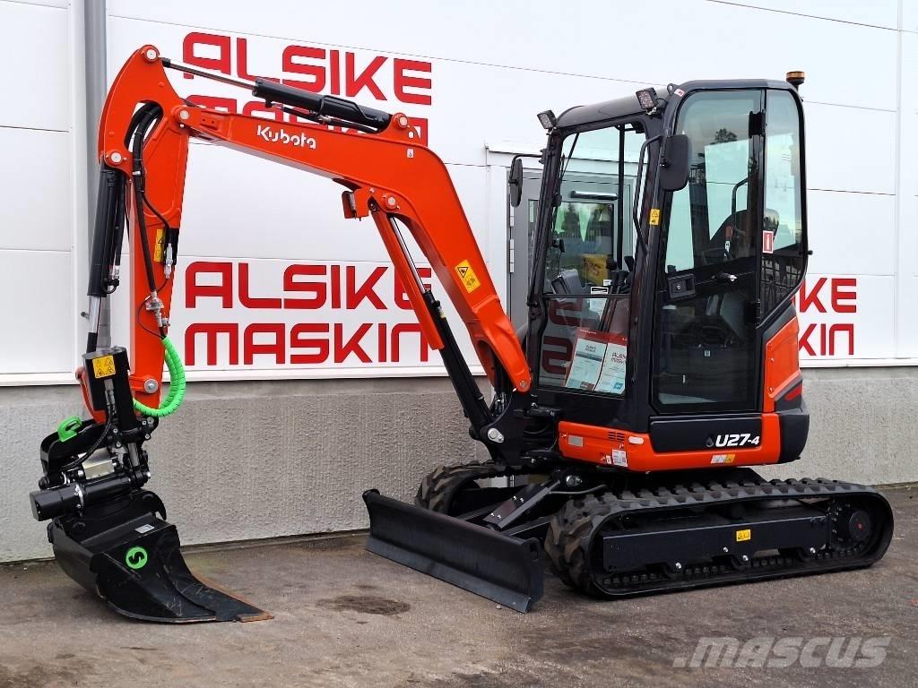 Kubota U 27-4 Mini rýpadla < 7t