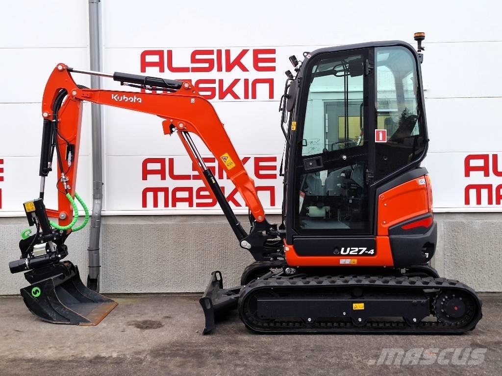 Kubota U 27-4 Mini rýpadla < 7t