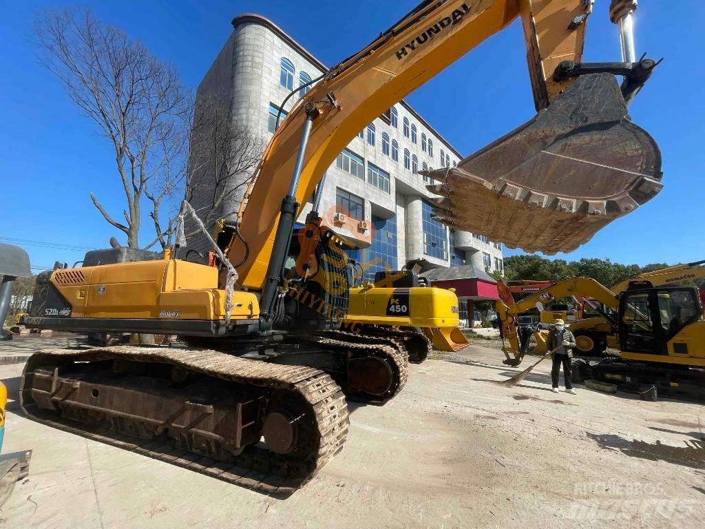 Hyundai Robex 520 VS Pásová rýpadla