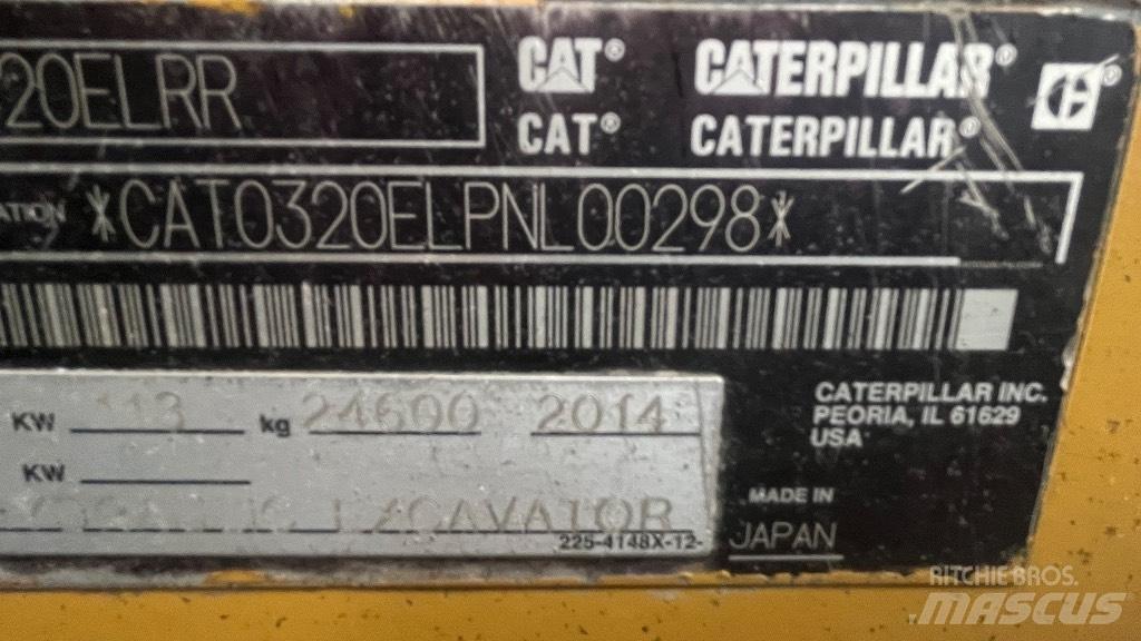 CAT 320 EL Pásová rýpadla