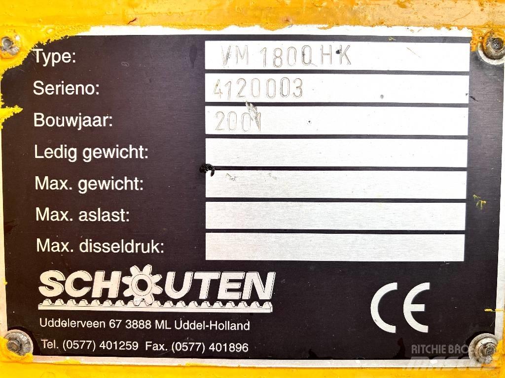 Schouten VM 1800 HK Zametací stroje