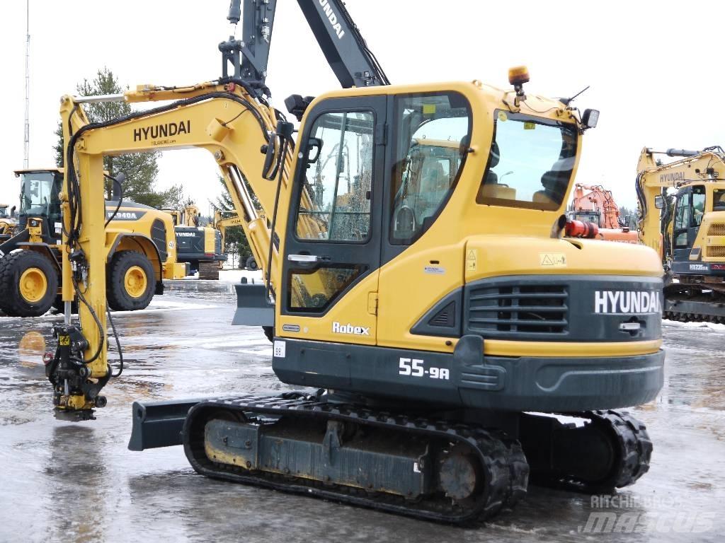 Hyundai R 55-9A Mini rýpadla < 7t
