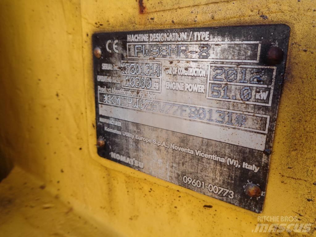 Komatsu PW 98 MR-6 Kolová rýpadla