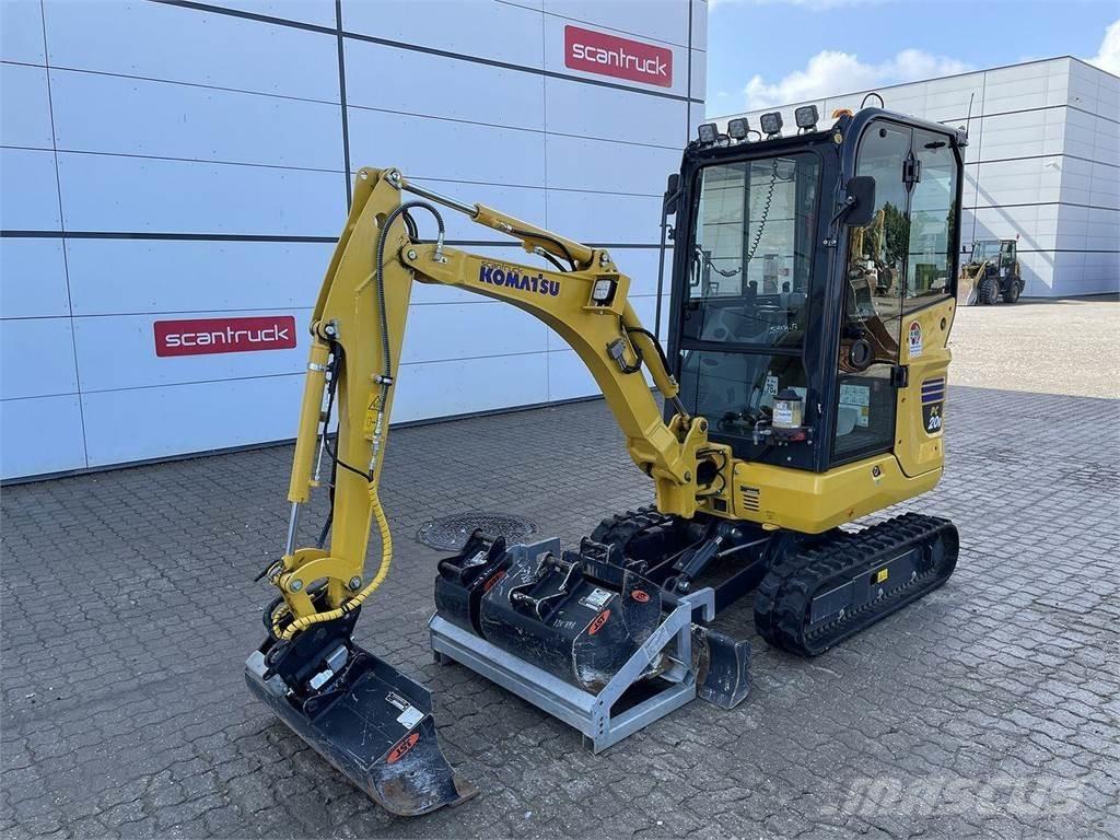 Komatsu PC20R-5 Kolová rýpadla