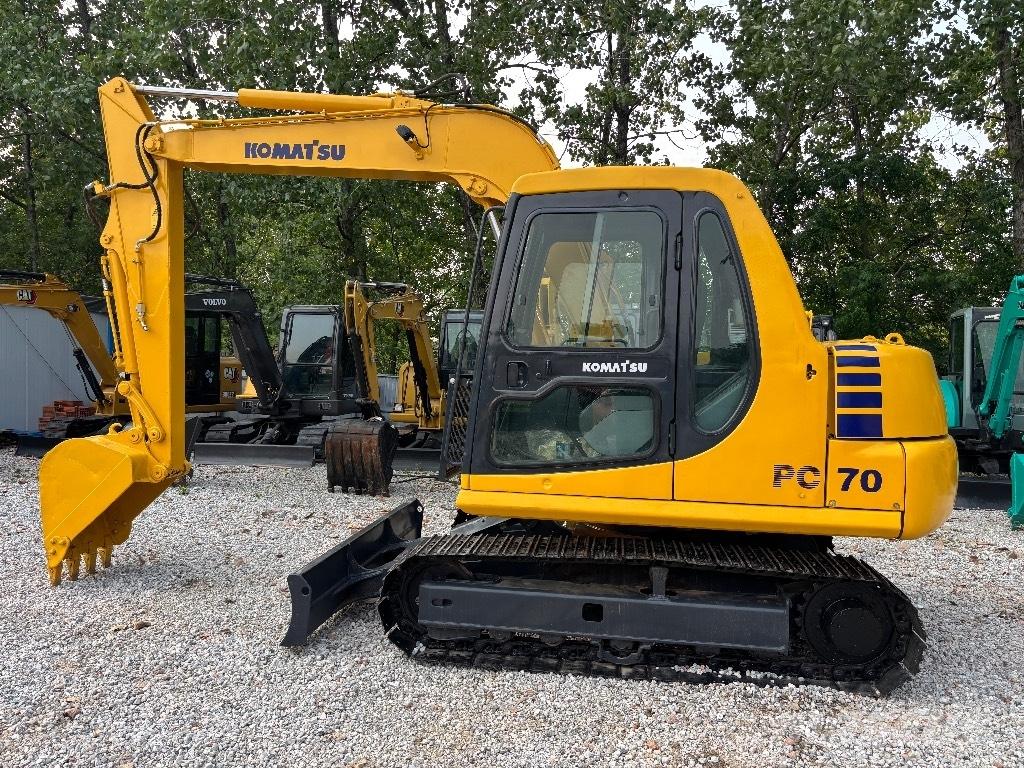 Komatsu PC 70 Pásová rýpadla