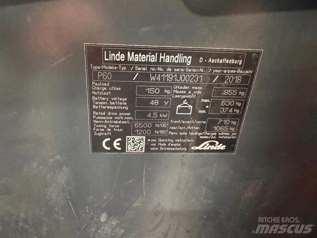 Linde P 60 Manipulace s materiálem – ostatní
