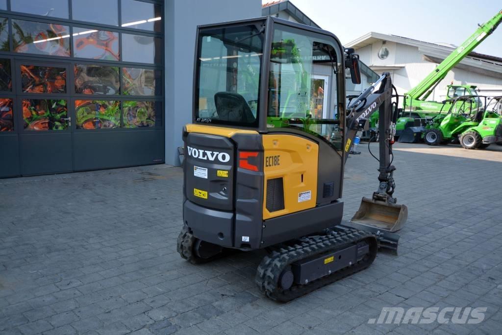 Volvo EC 18 E Mini rýpadla < 7t