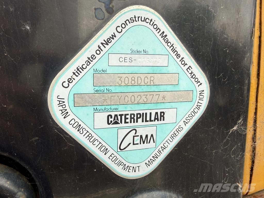 CAT 308 D CR Pásová rýpadla