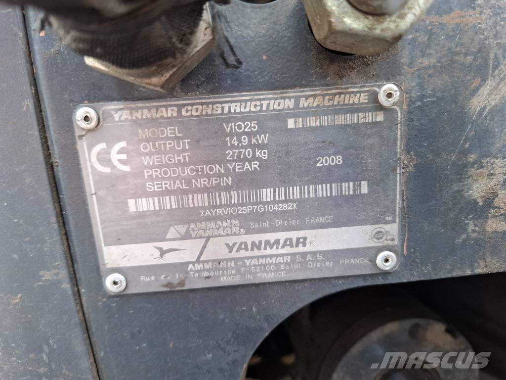 Yanmar ViO25 Mini rýpadla < 7t