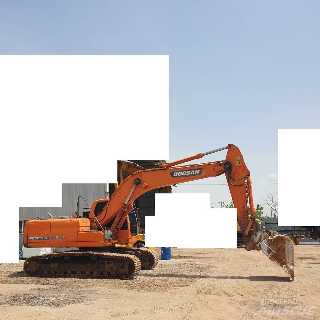 Doosan DX 220 LCA Pásová rýpadla