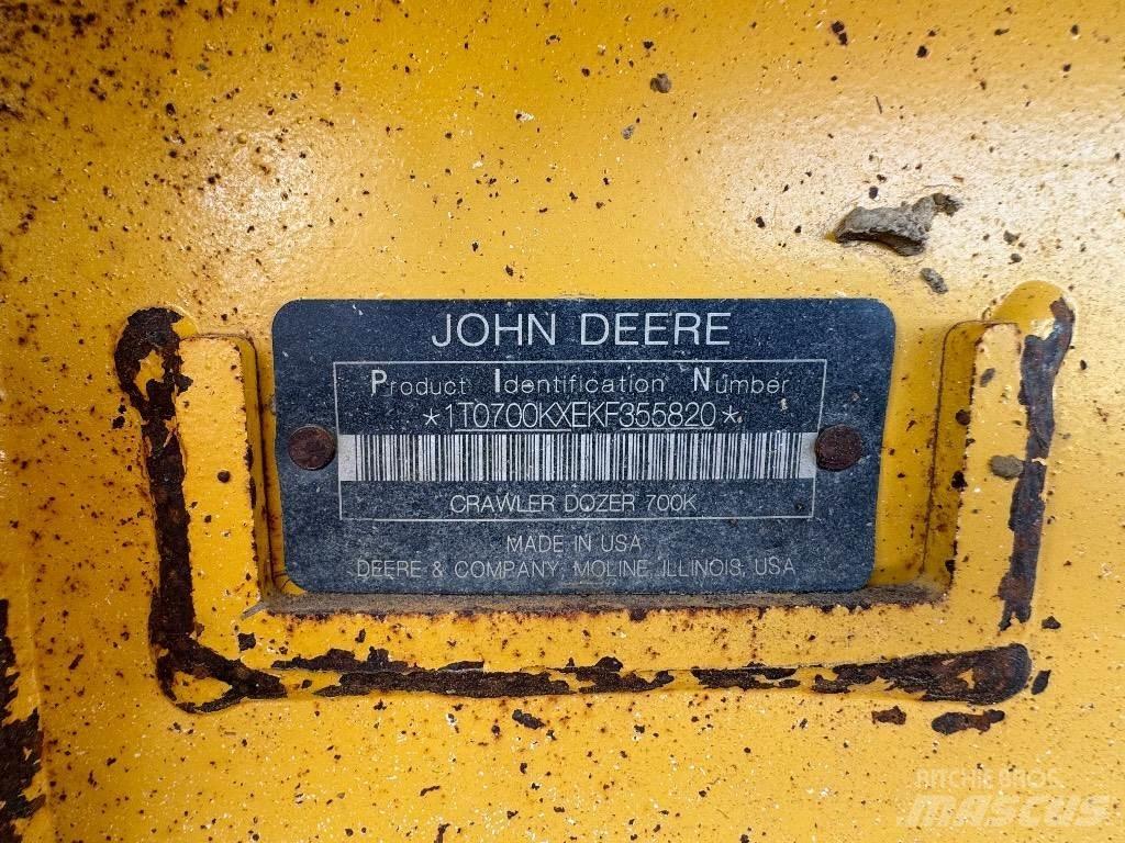 DEERE 700K LGP Pásové dozery