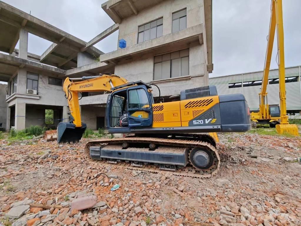 Hyundai Robex 520 VS Pásová rýpadla