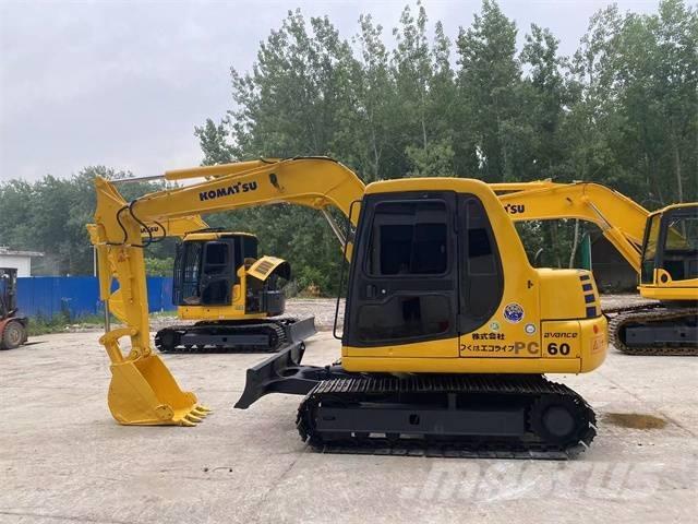 Komatsu PC 60-7 Pásová rýpadla