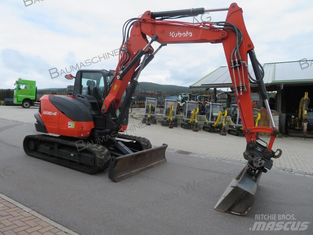 Kubota KX 080-4 Mini rýpadla < 7t