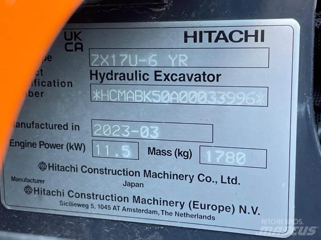 Hitachi ZX17U Mini rýpadla < 7t