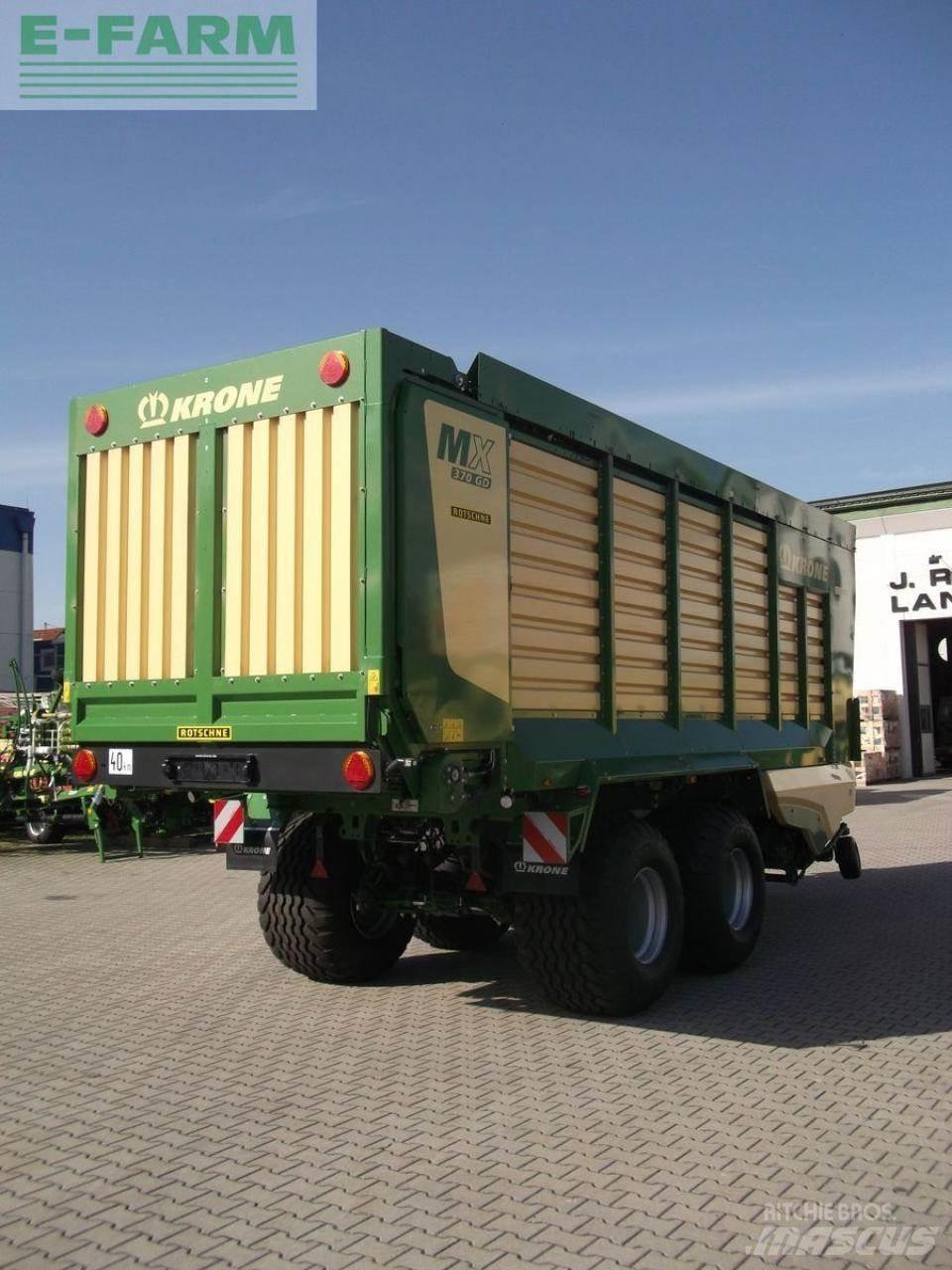 Krone mx 370 gd Obilné návěsy