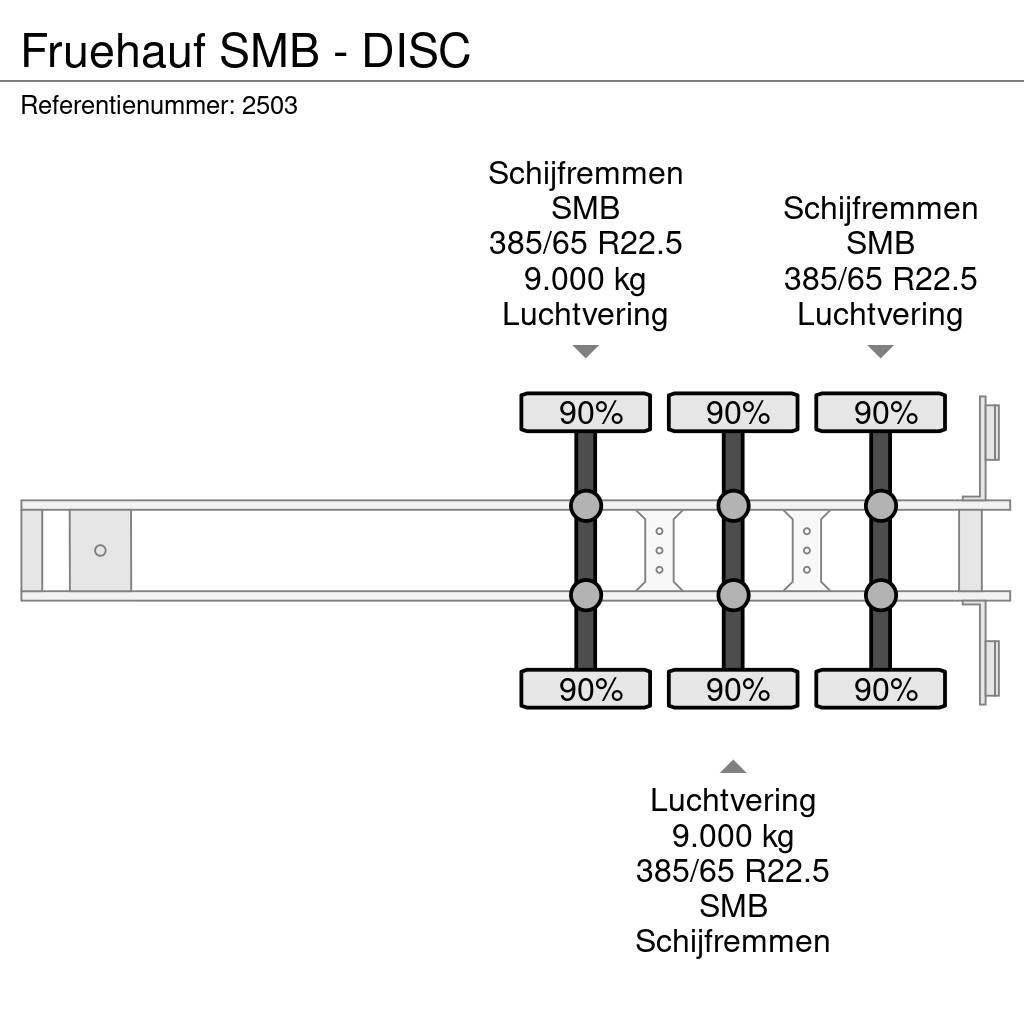 Fruehauf SMB - DISC Plachtové návěsy