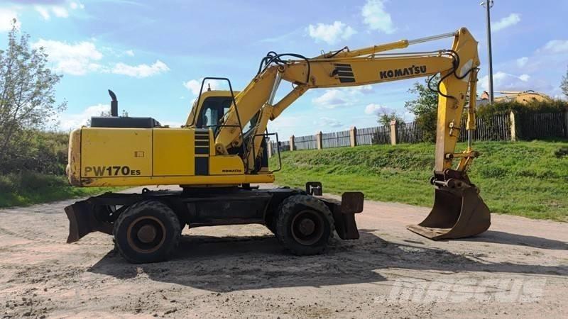 Komatsu PW 170-6 Kolová rýpadla
