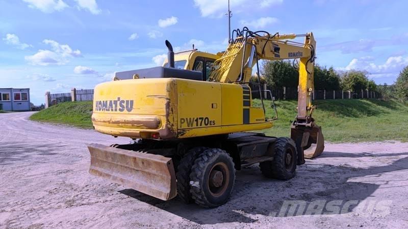 Komatsu PW 170-6 Kolová rýpadla