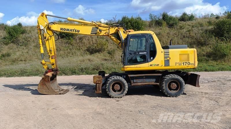 Komatsu PW 170-6 Kolová rýpadla