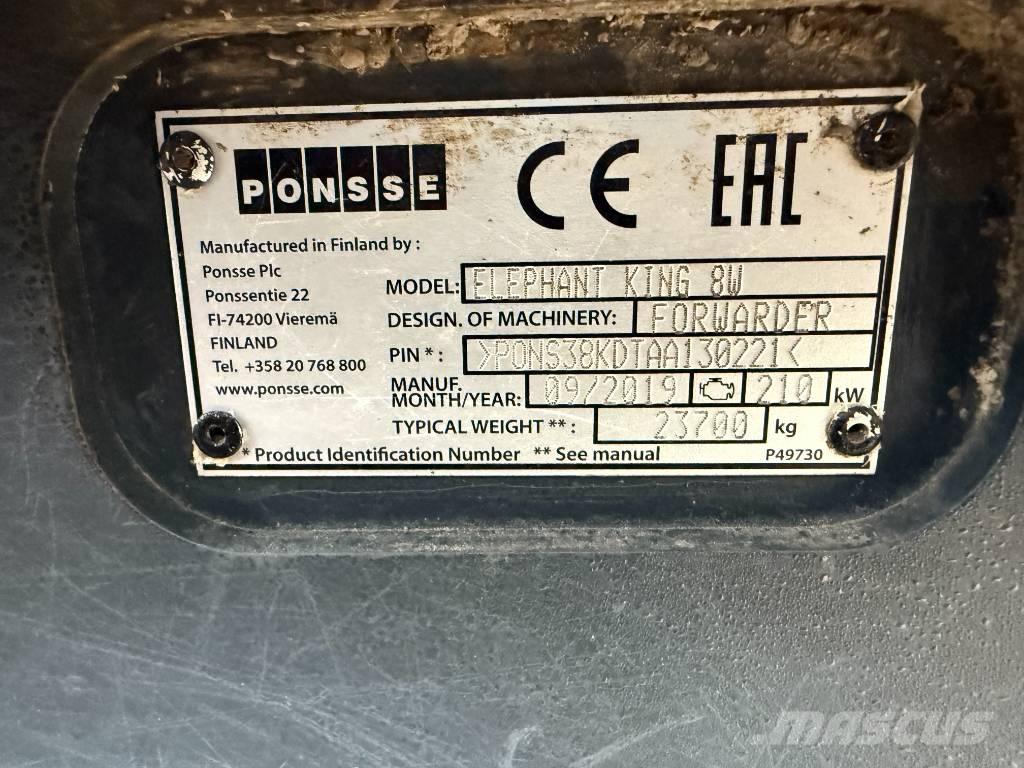 Ponsse Elephant King Vyvážecí traktory