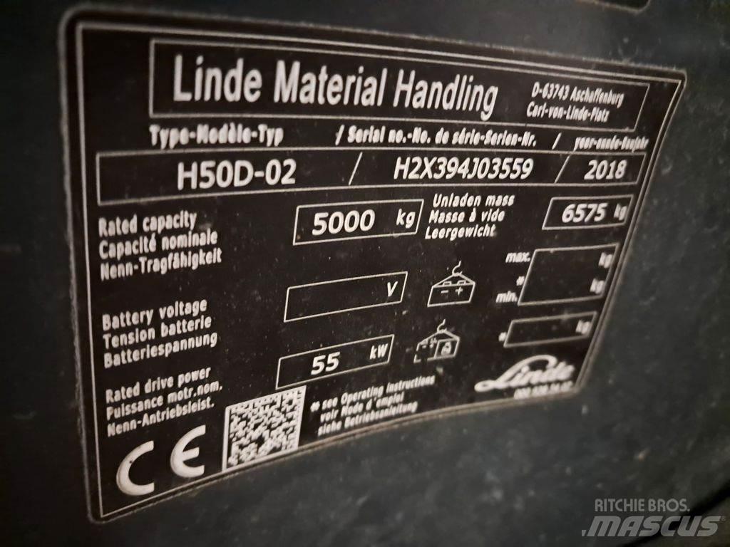Linde H50D-02 Dieselové vozíky