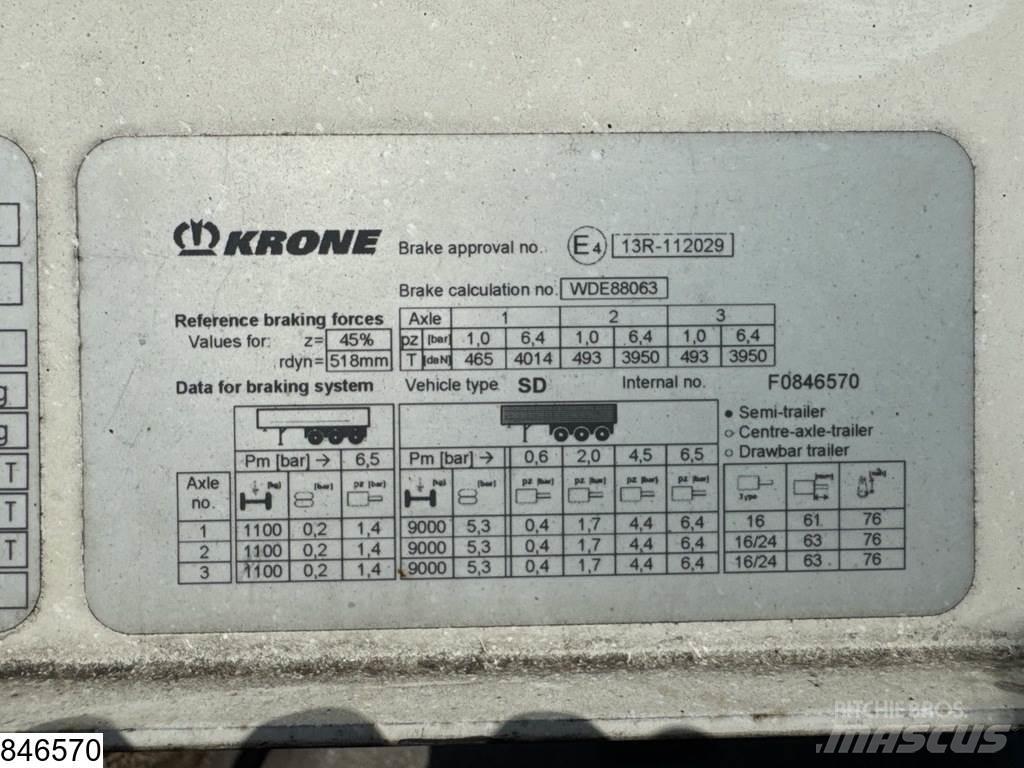 Krone Tautliner Plachtové návěsy