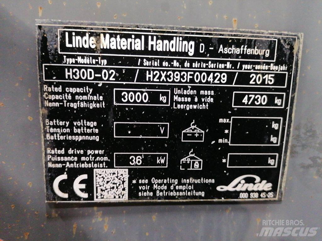 Linde H30D-02 Dieselové vozíky