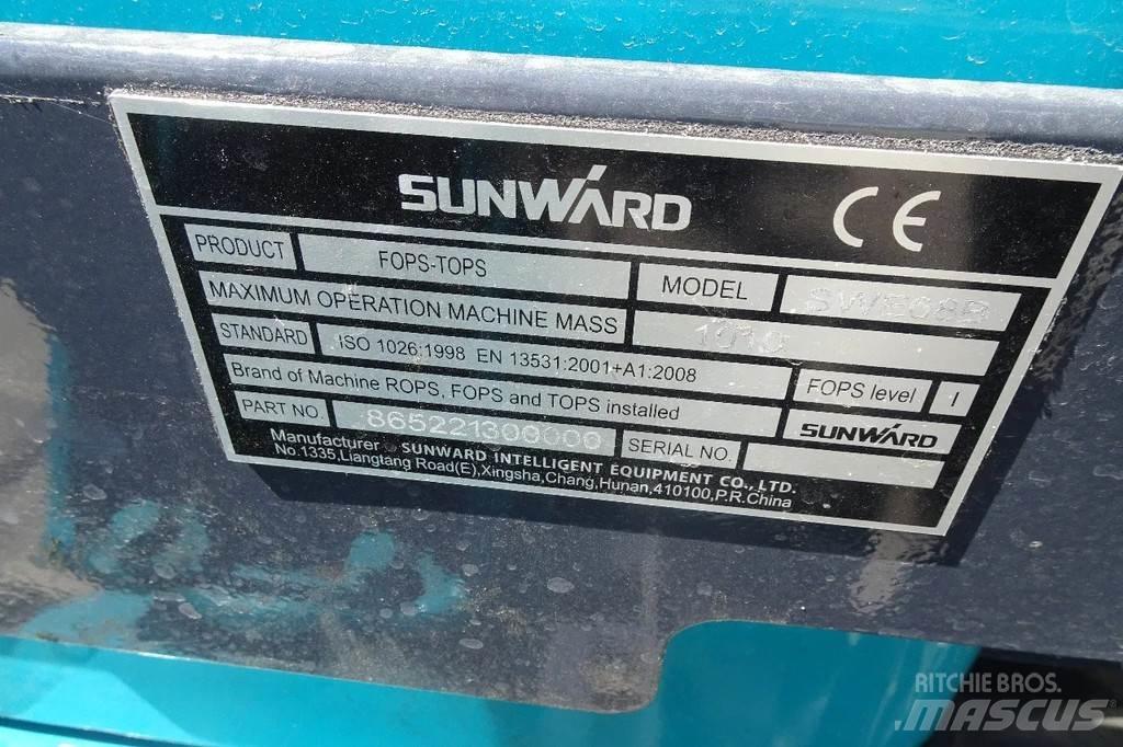 Sunward SWE08B Pásová rýpadla